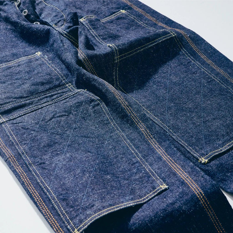 SM410BDN Samurai Automobile Club 17oz Double Knee Work Pant - One Wash - Lazy Sun