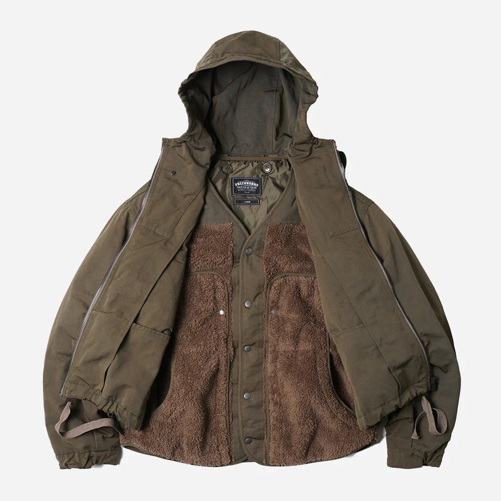 Smock Hooded Parka - Tan
