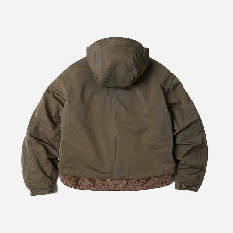 Smock Hooded Parka - Tan - Lazy Sun