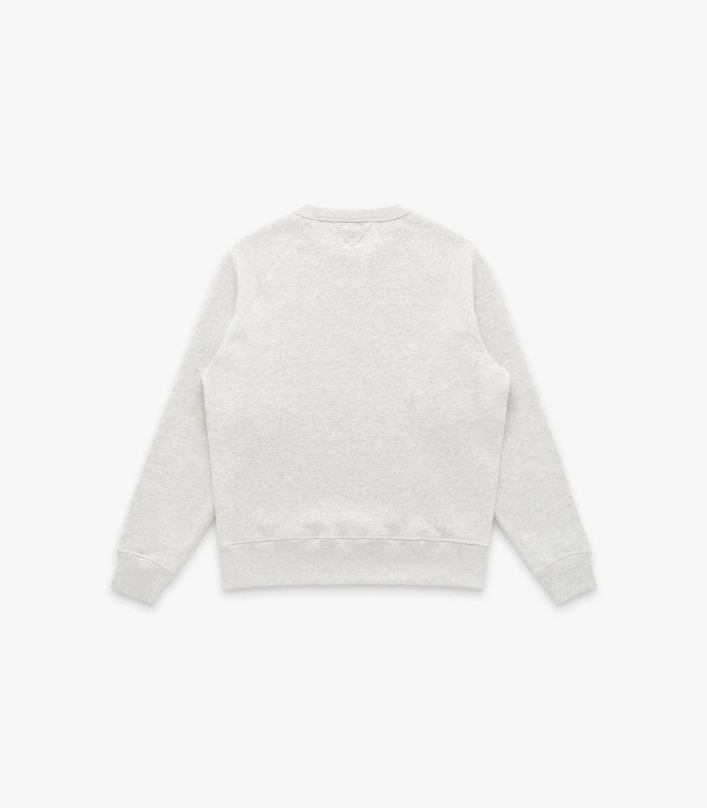 Stadium Loft Knit Crew - Oat Grey