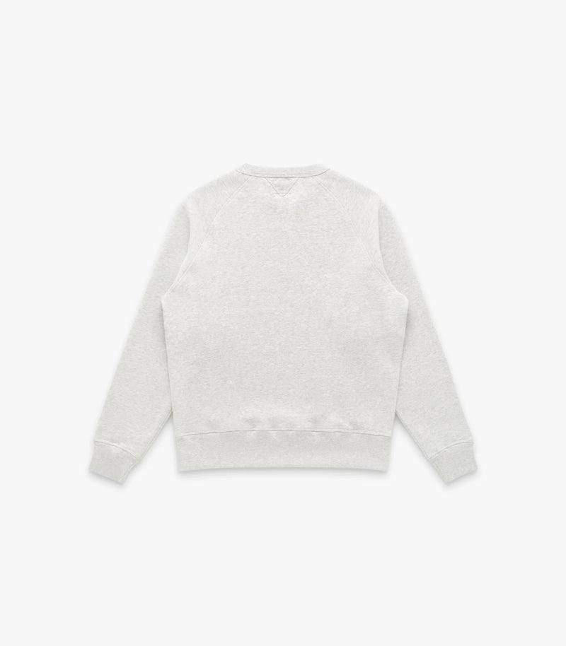 Stadium Loft Knit Crew - Oat Grey - Lazy Sun