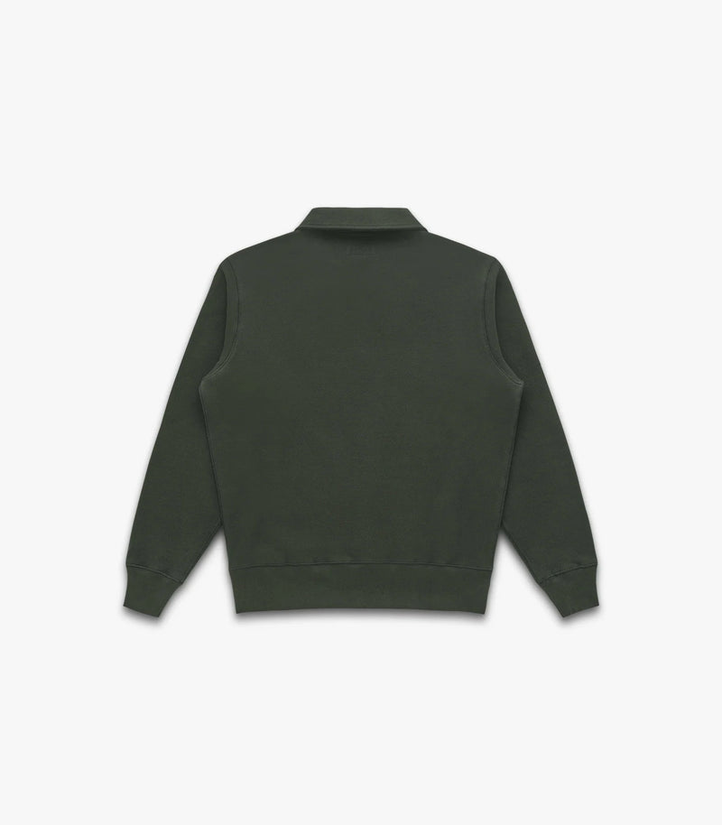 Stadium Loft Quarter Zip - Deep Forest - Lazy Sun