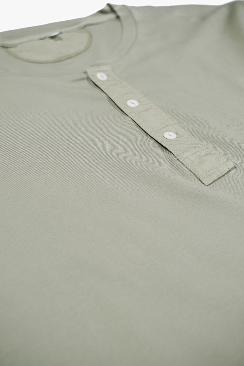 Thermal Henley - Faded Olive - Lazy Sun