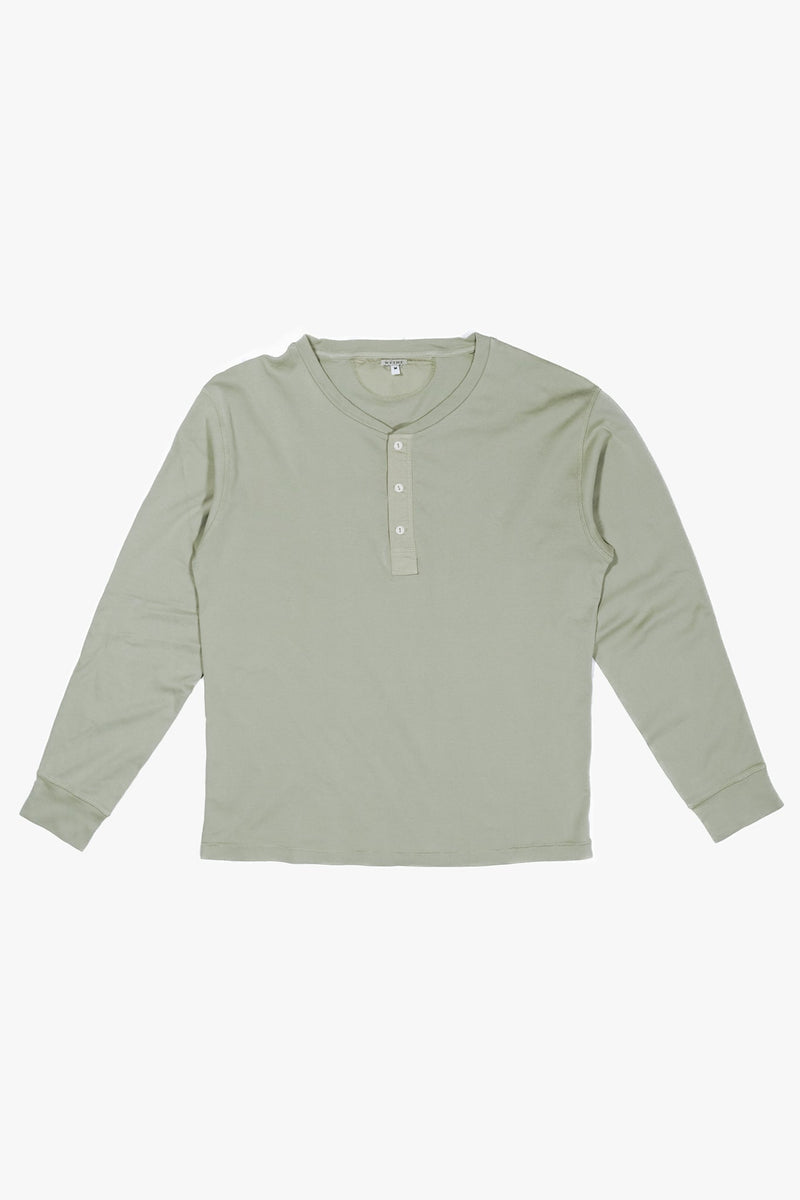 Thermal Henley - Faded Olive - Lazy Sun