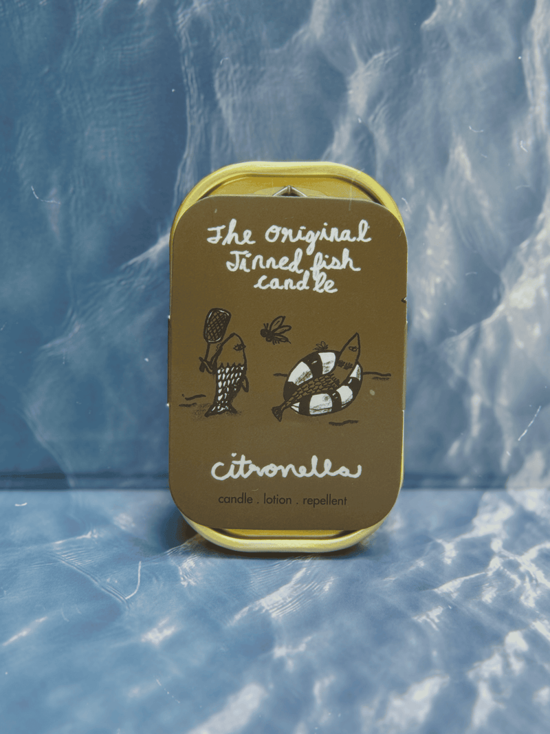 Tinned Fish Candle - Citronella - Lazy Sun
