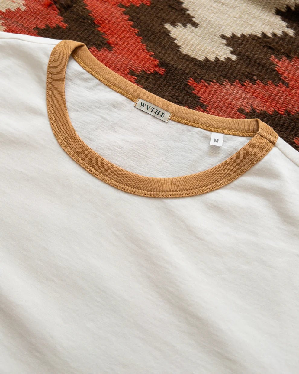 Tubular Ringer T Shirt - Apricot