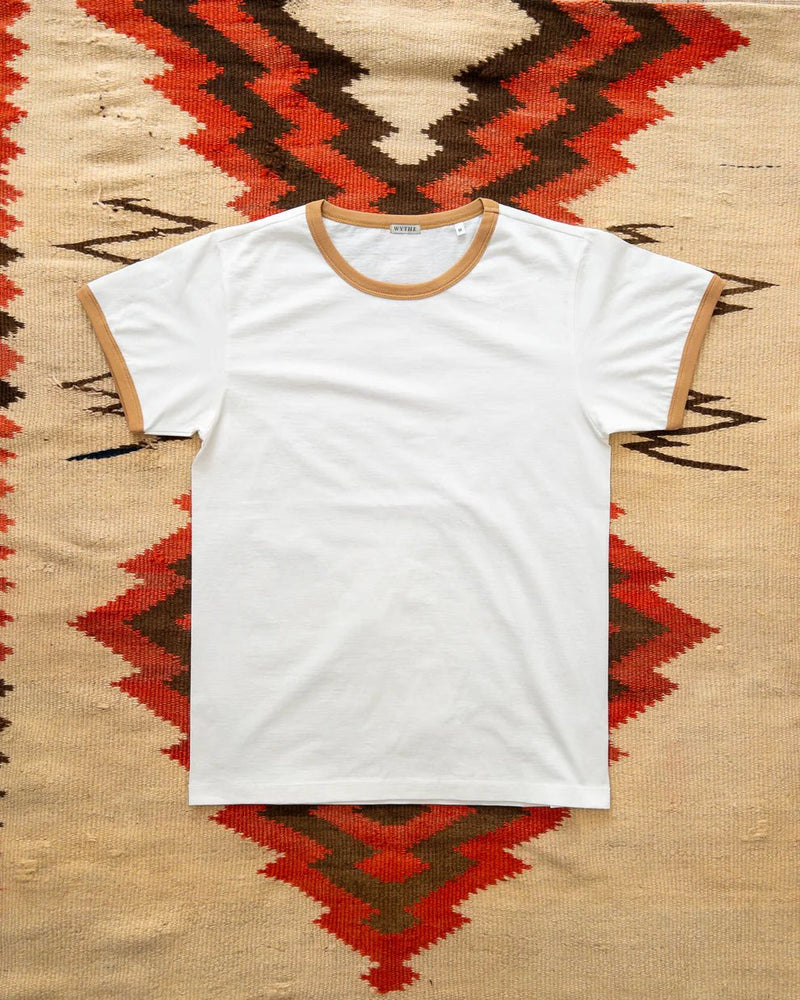 Tubular Ringer T Shirt - Apricot - Lazy Sun