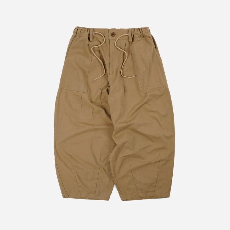 Twill Balloon Pants - Beige - Lazy Sun