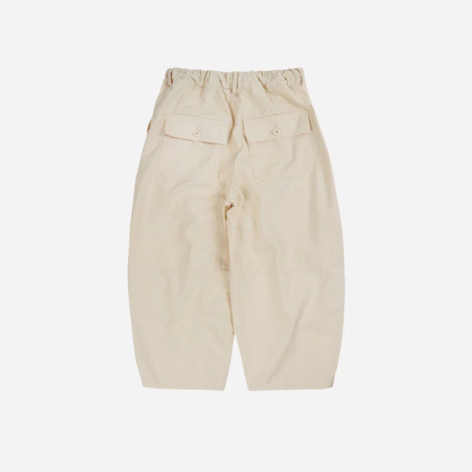 Twill Balloon Pants - Ivory