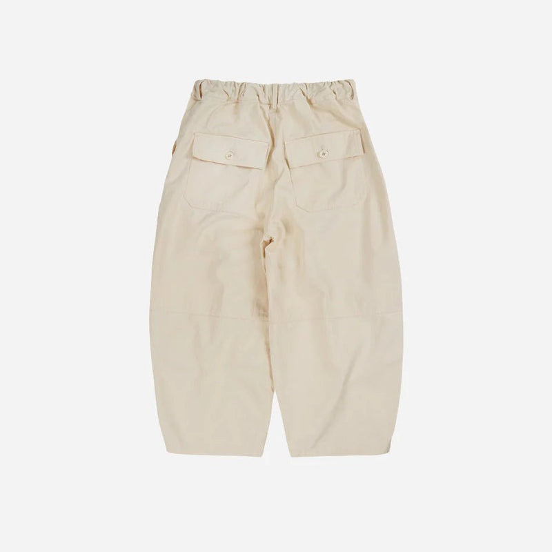 Twill Balloon Pants - Ivory - Lazy Sun