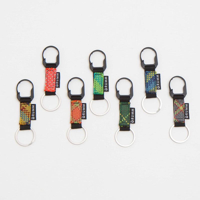 Upcycled Keyring - Lazy Sun