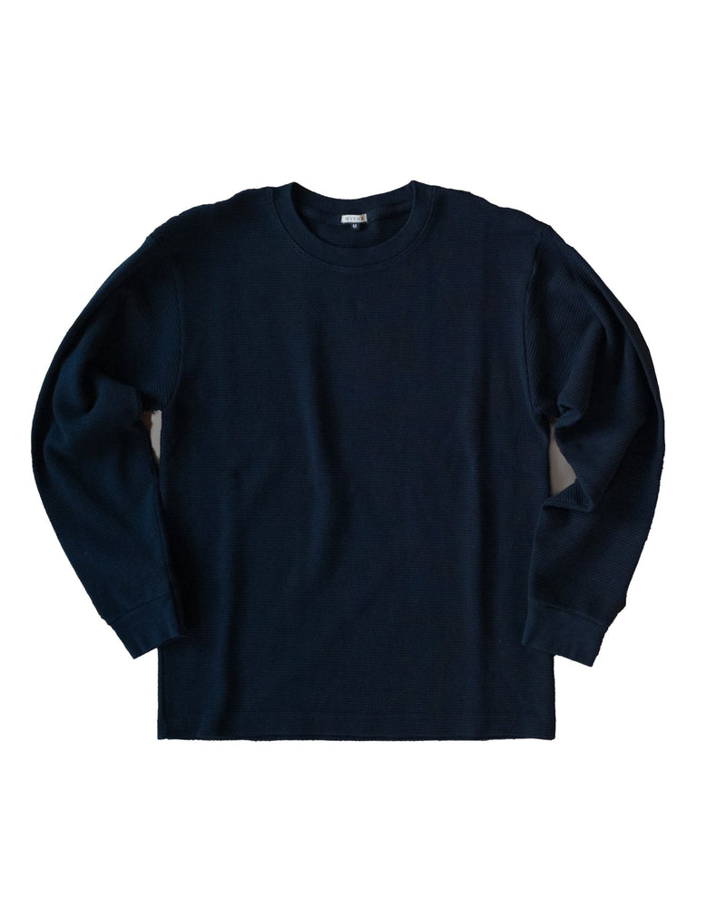 Waffle Thermal - Navy - Lazy Sun