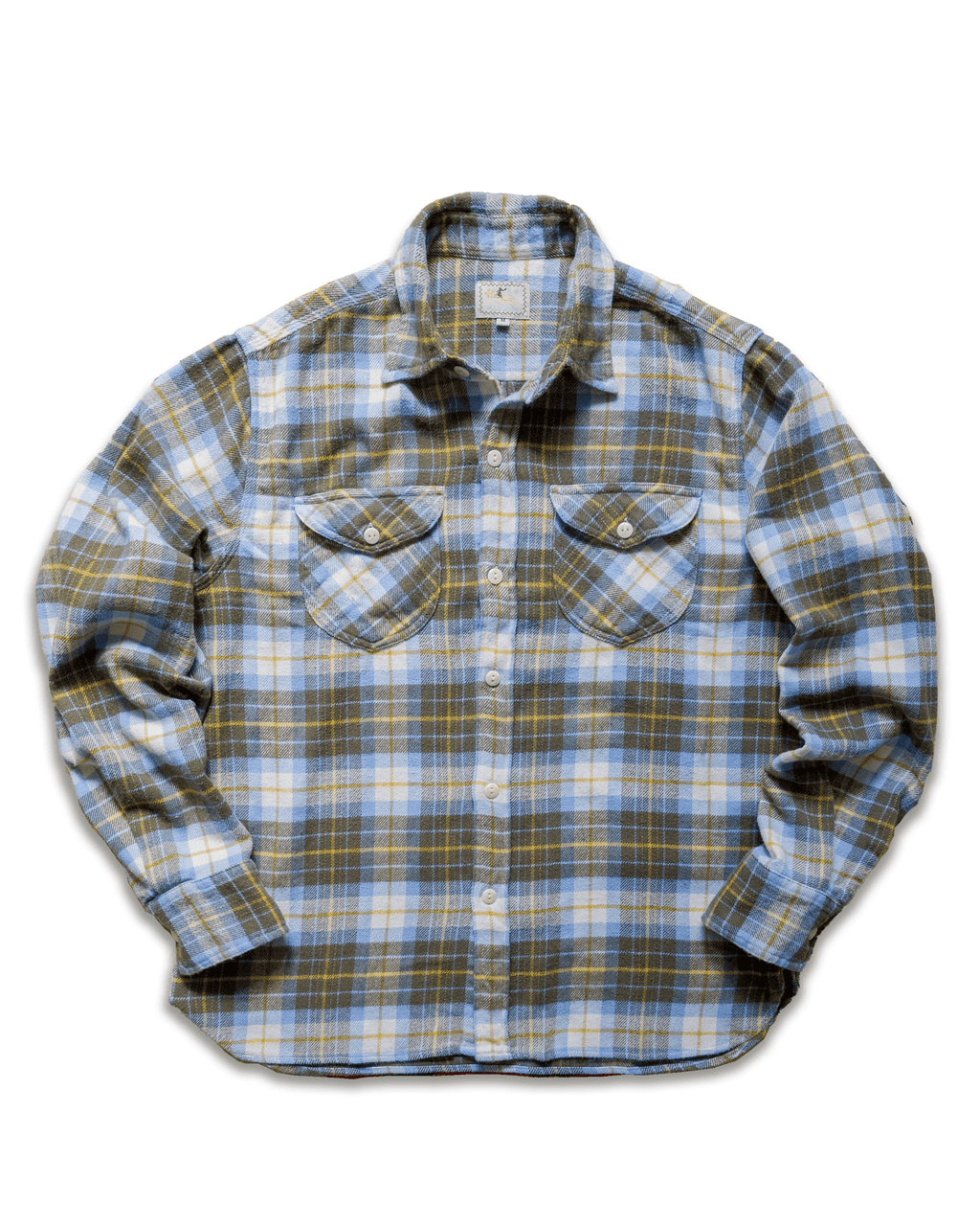 Washed Flannel Workshirt - Gold Ravine