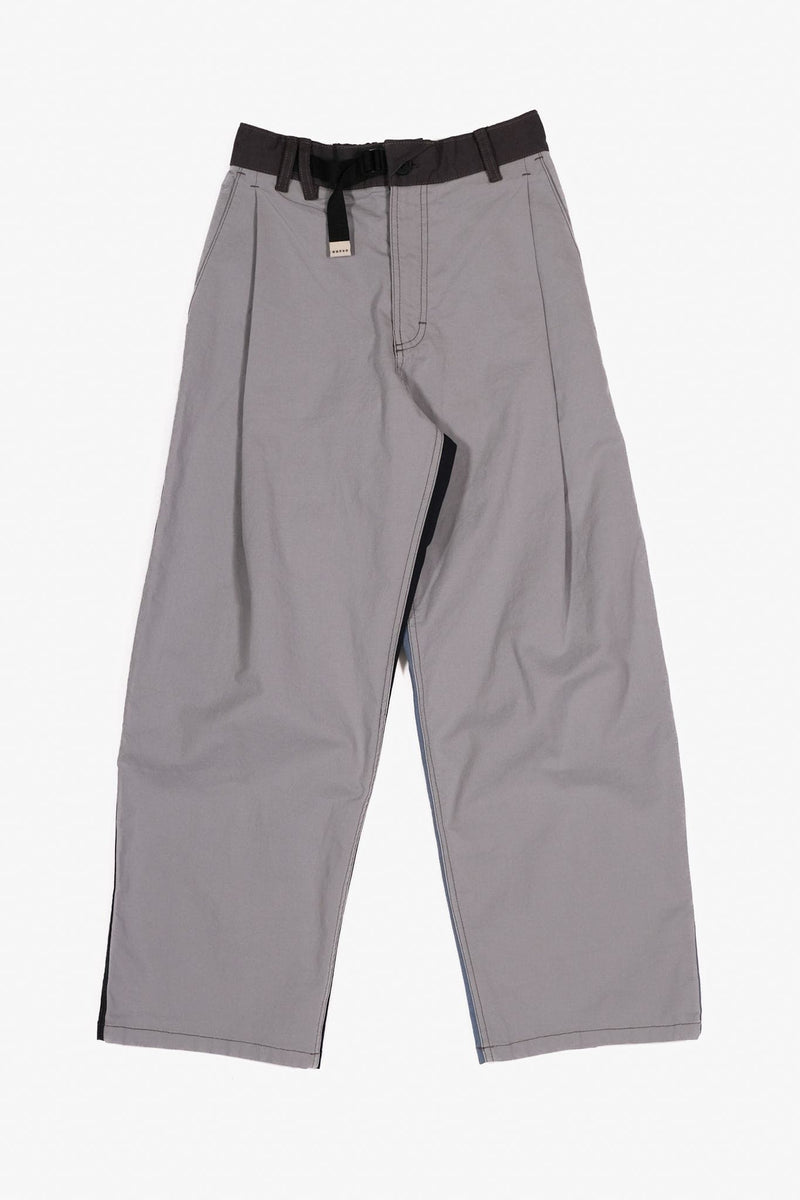 Wide Tuck Pants - Ocean Mix - Lazy Sun