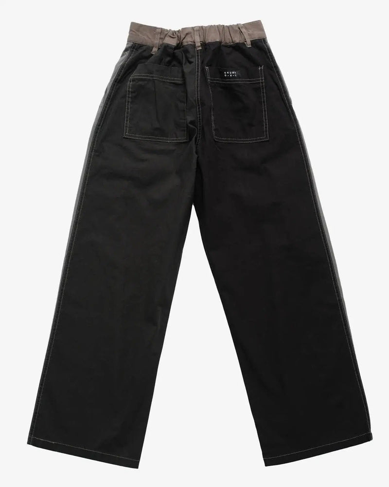 Wide Tuck Pants - Shadow Mix - Lazy Sun