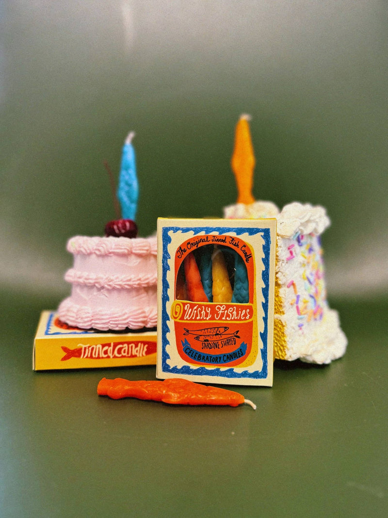 Wishy Fishies - Sardine Celebratory Candles - Lazy Sun