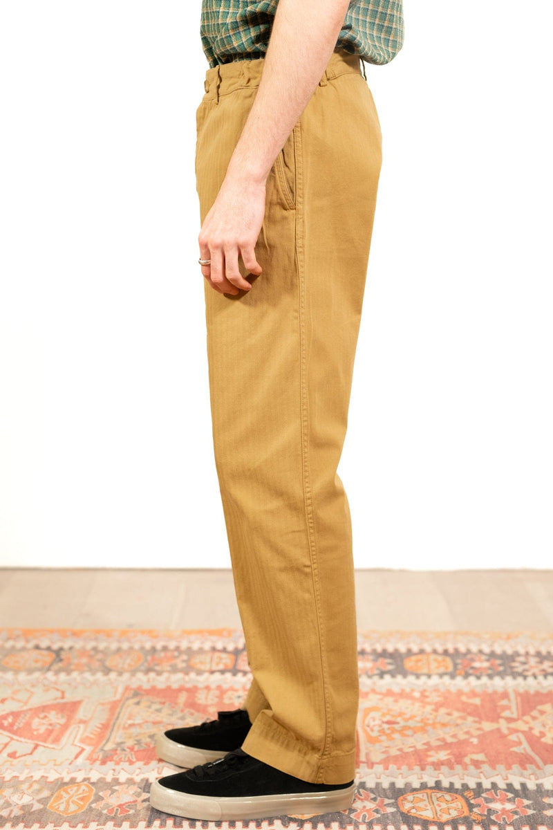 Aberlour Pant - American Tan Herringbone - Lazy Sun