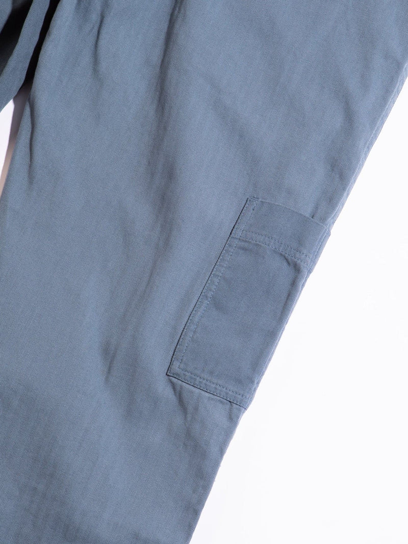 Aberlour Pant - French Blue Herringbone - Lazy Sun