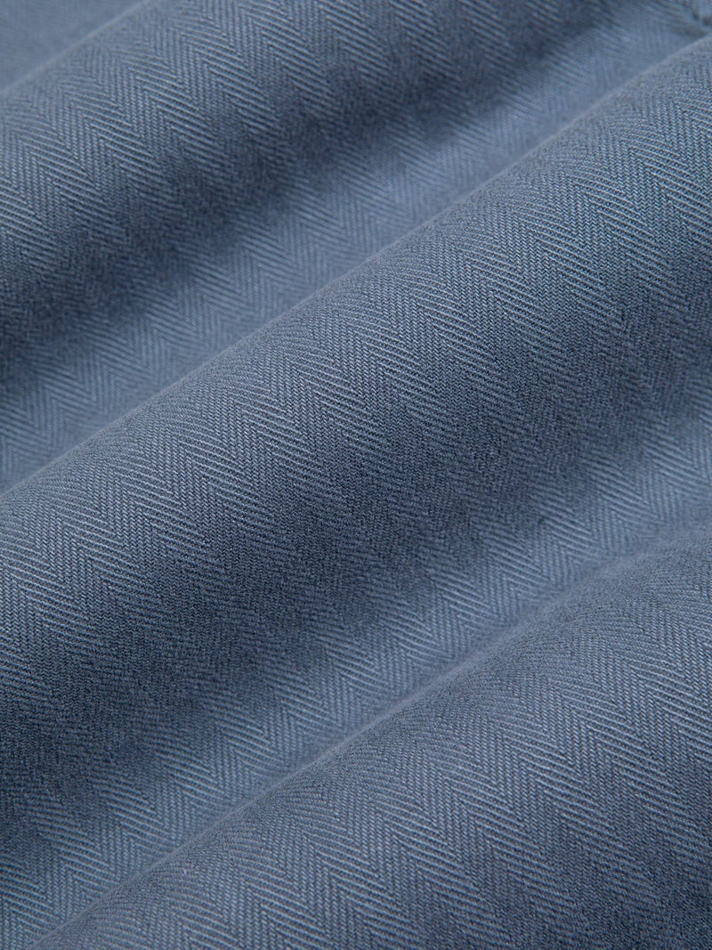 Aberlour Pant - French Blue Herringbone - Lazy Sun
