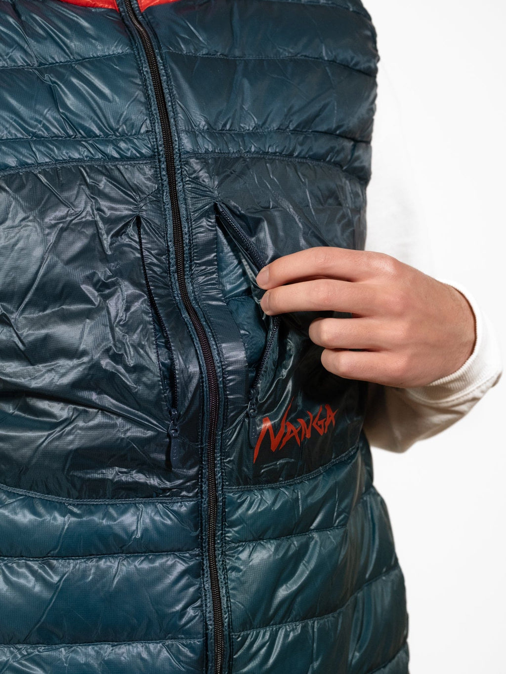 Aerial Down Vest Packable - Navy