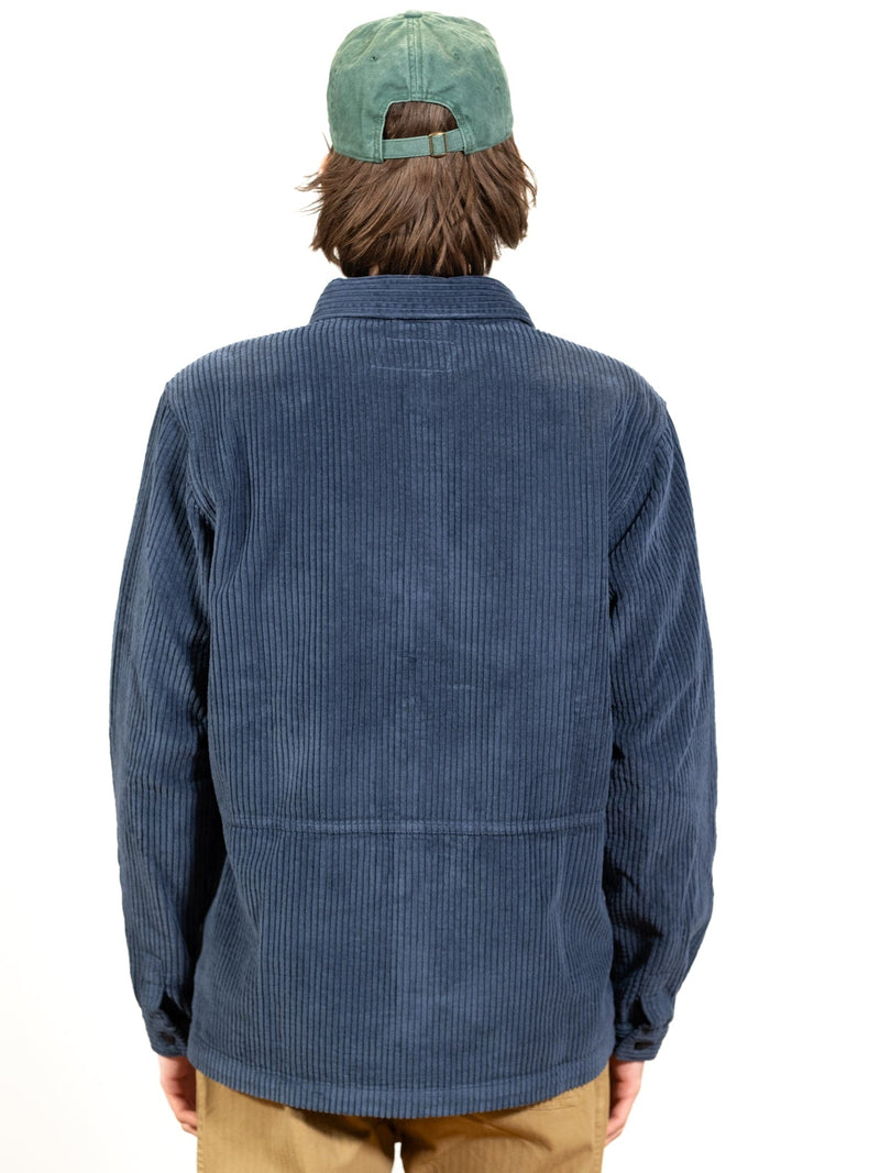 Armandale Overshirt - Navy Jumbo Cord - Lazy Sun