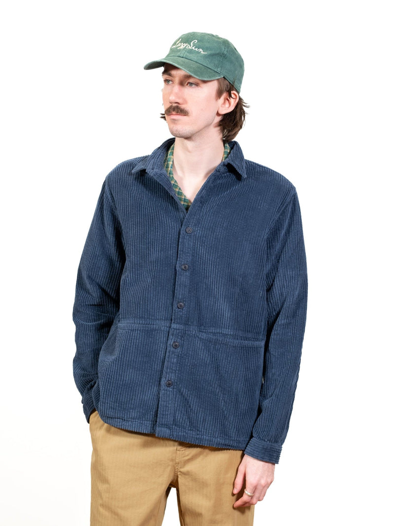Armandale Overshirt - Navy Jumbo Cord - Lazy Sun
