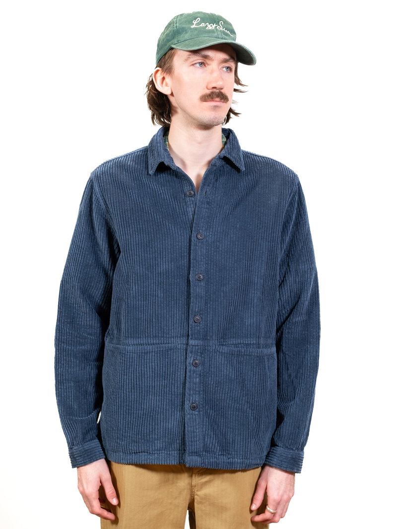 Armandale Overshirt - Navy Jumbo Cord - Lazy Sun