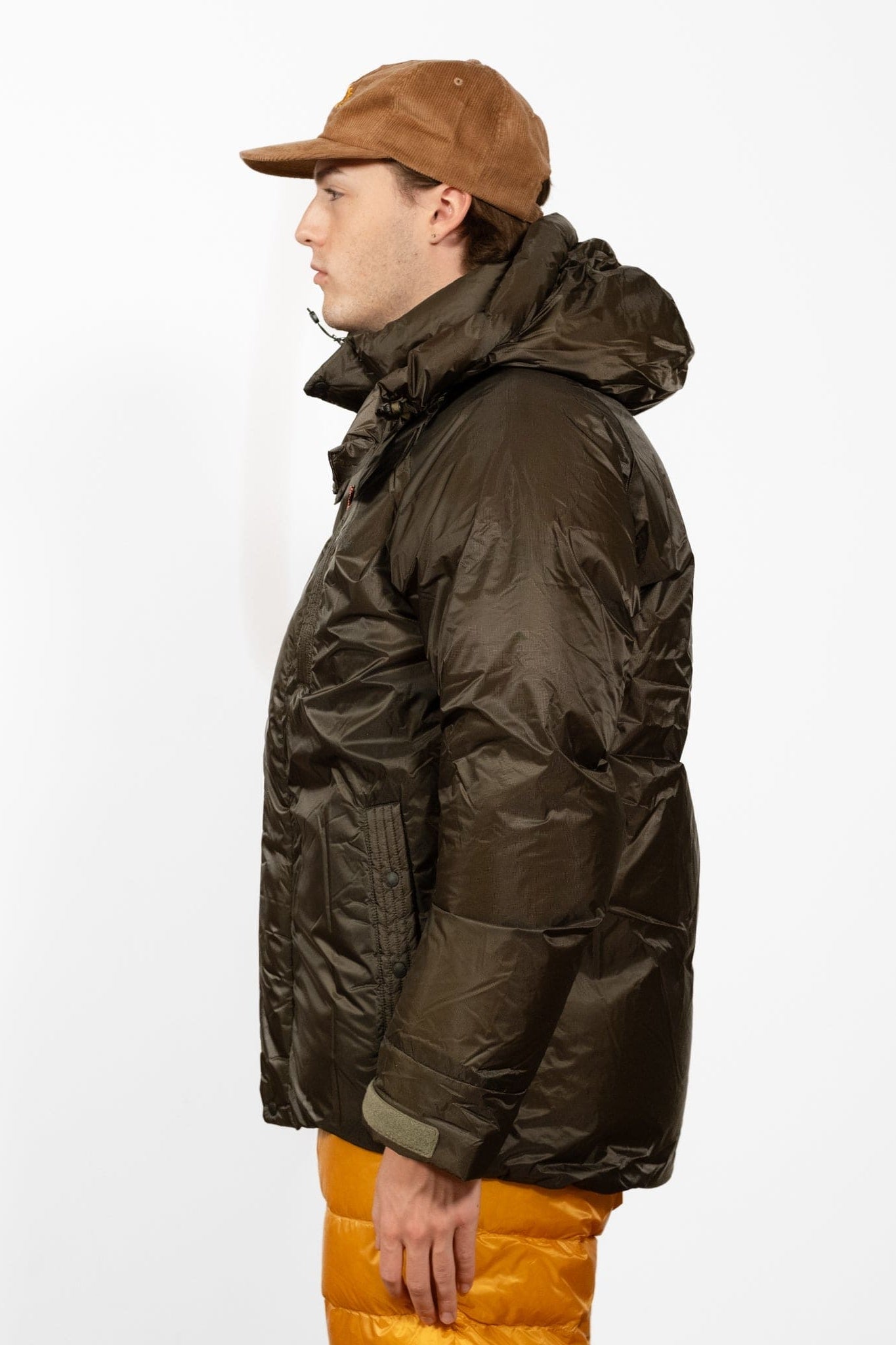 Aurora Light Utility Down Jacket - Khaki - Lazy Sun