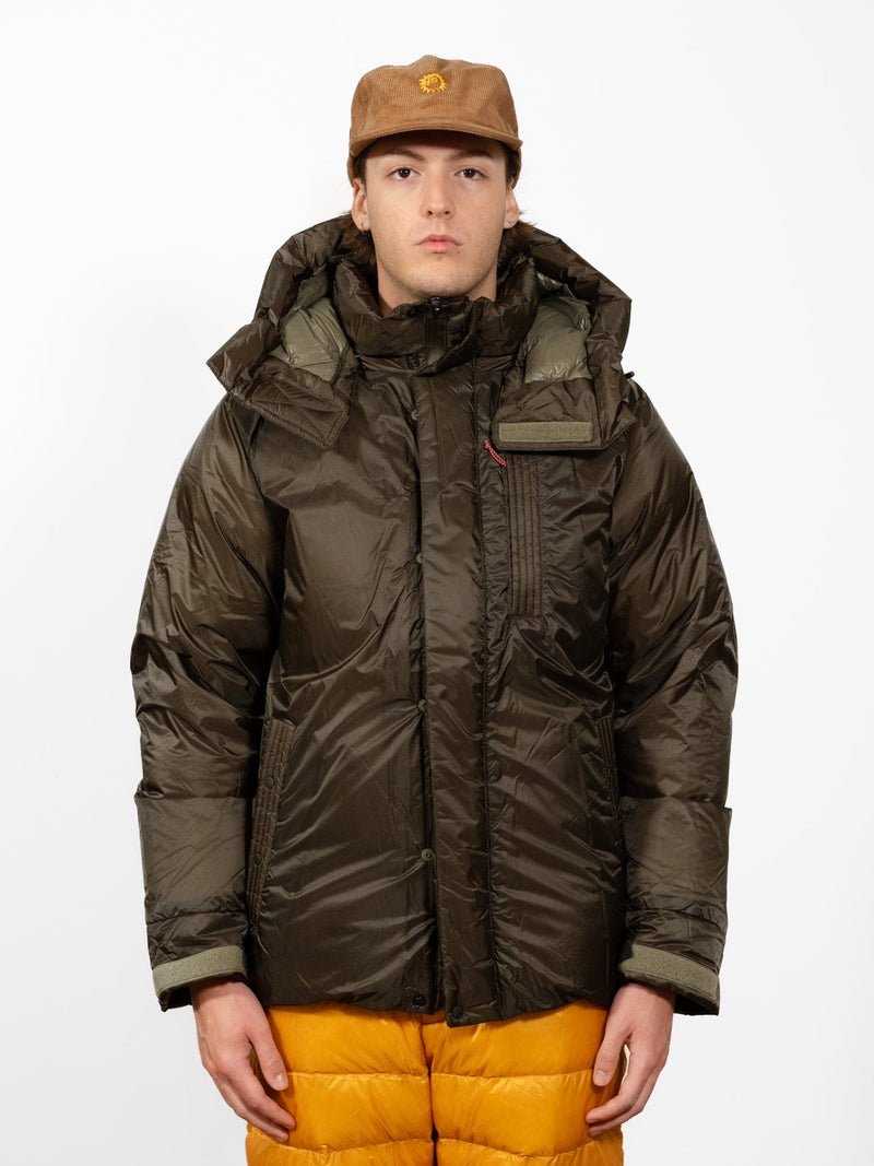 Aurora Light Utility Down Jacket - Khaki - Lazy Sun
