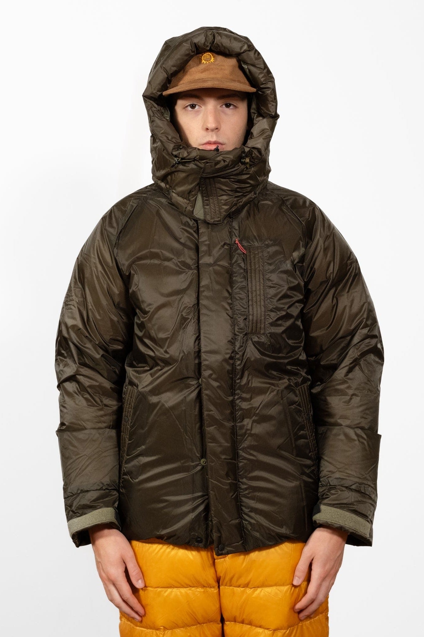 Aurora Light Utility Down Jacket - Khaki - Lazy Sun