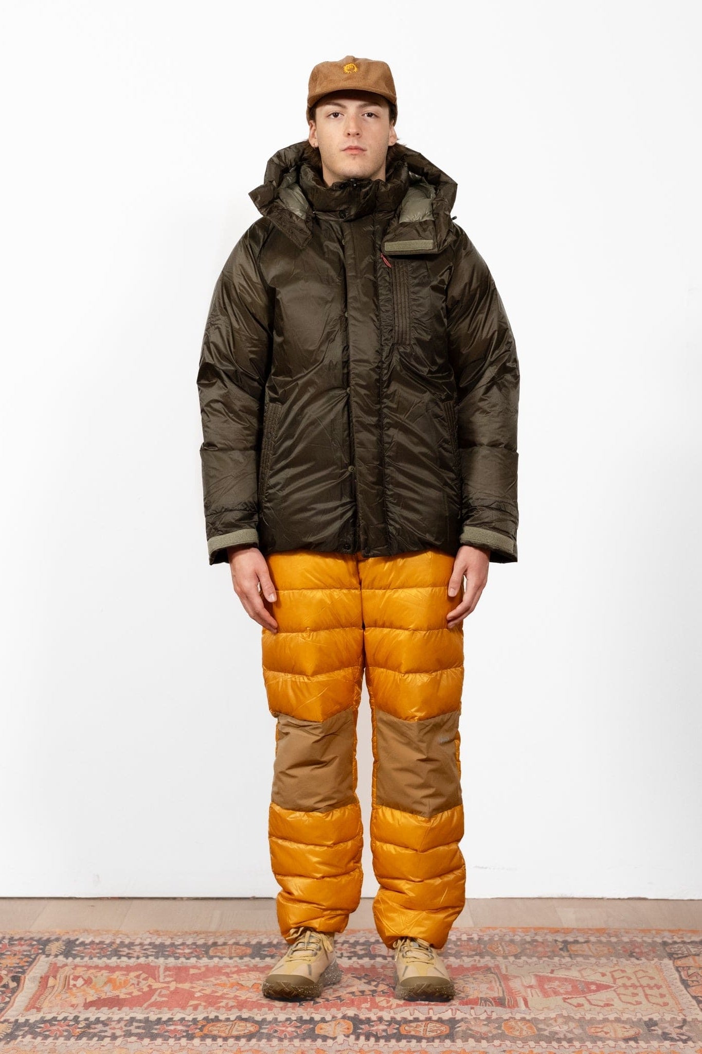 Aurora Light Utility Down Jacket - Khaki - Lazy Sun