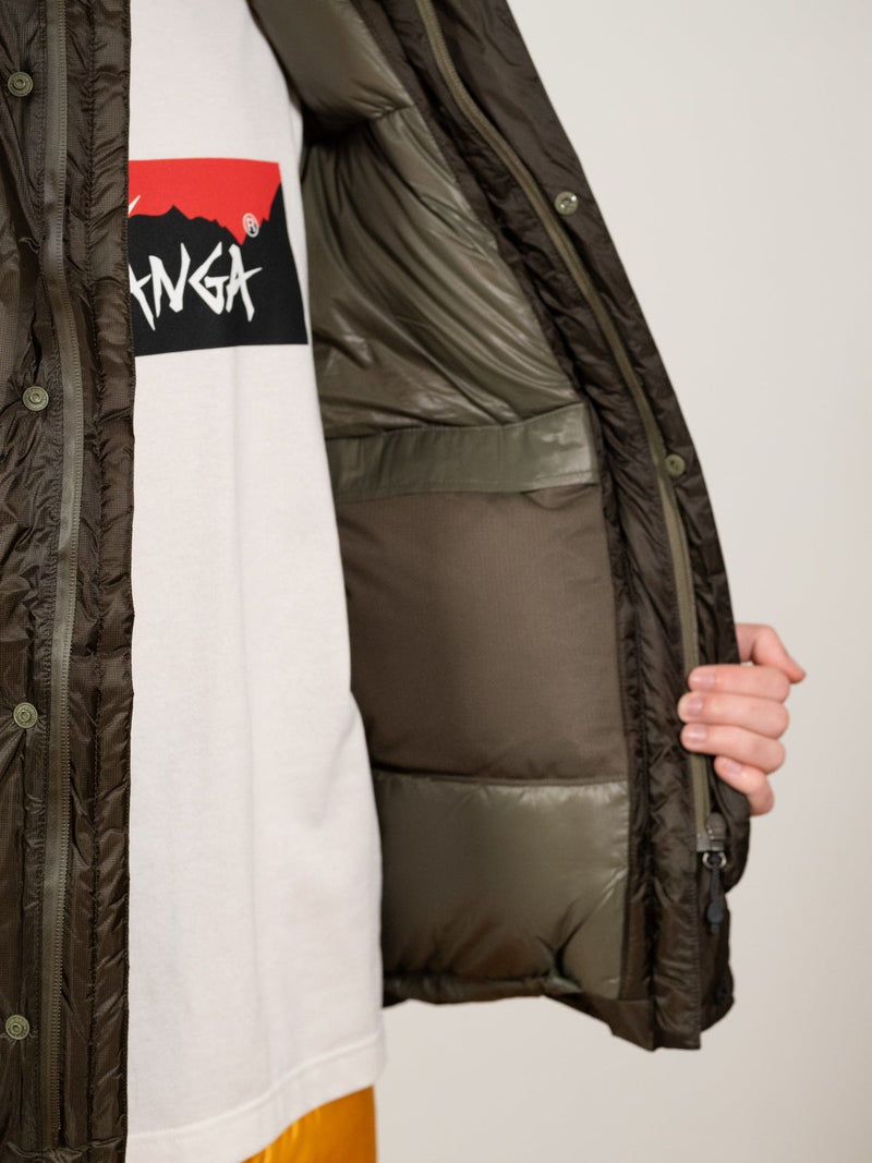 Aurora Light Utility Down Jacket - Khaki - Lazy Sun
