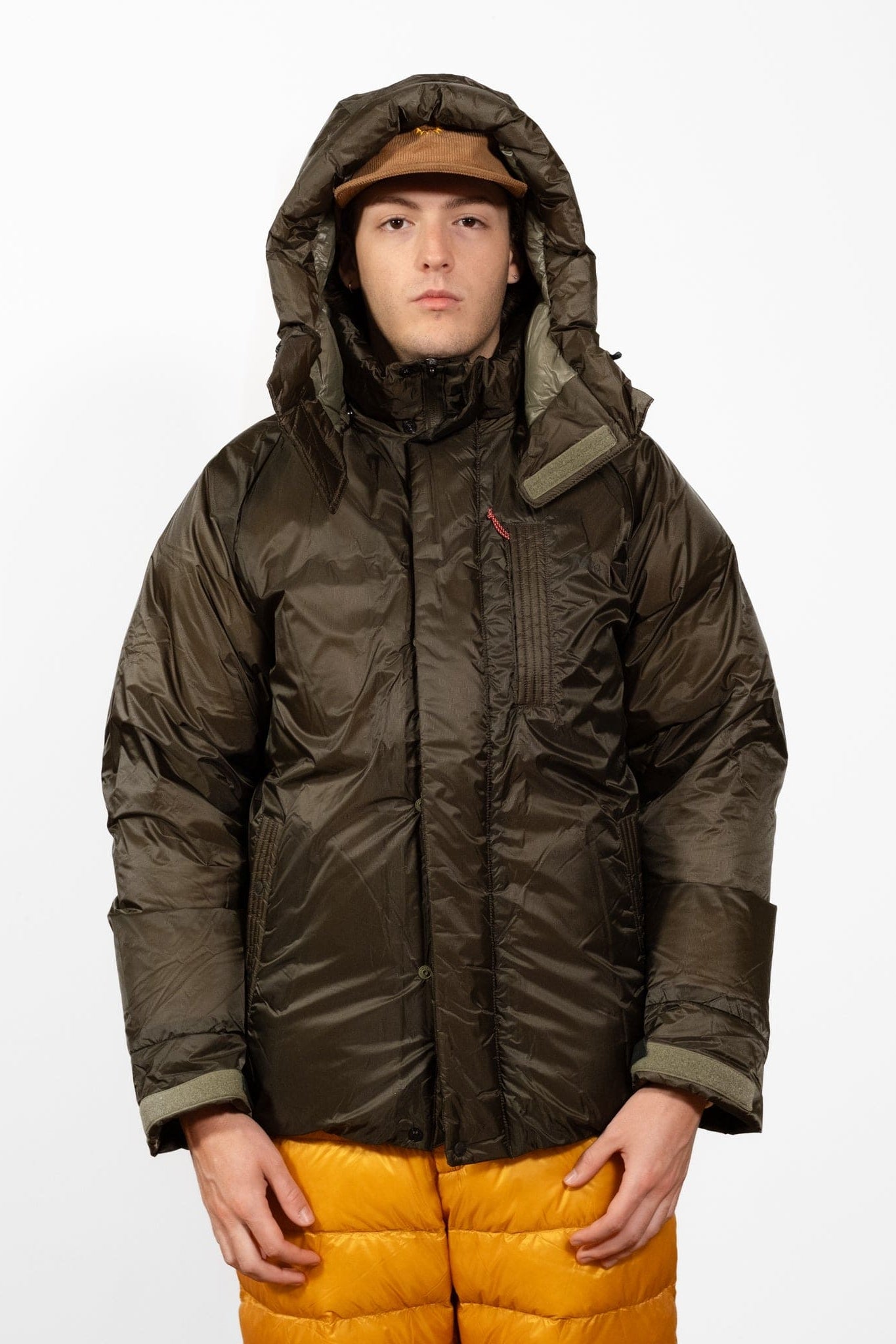 Aurora Light Utility Down Jacket - Khaki - Lazy Sun