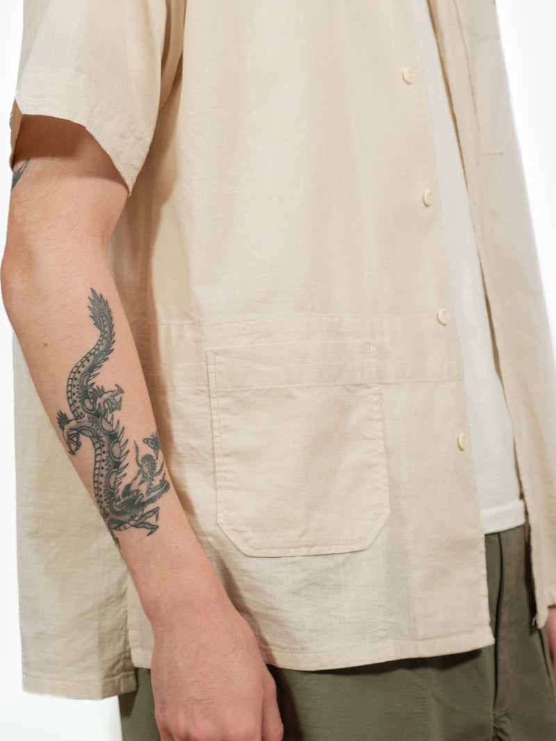 Camp Shirt - Beige Handkerchief - Lazy Sun