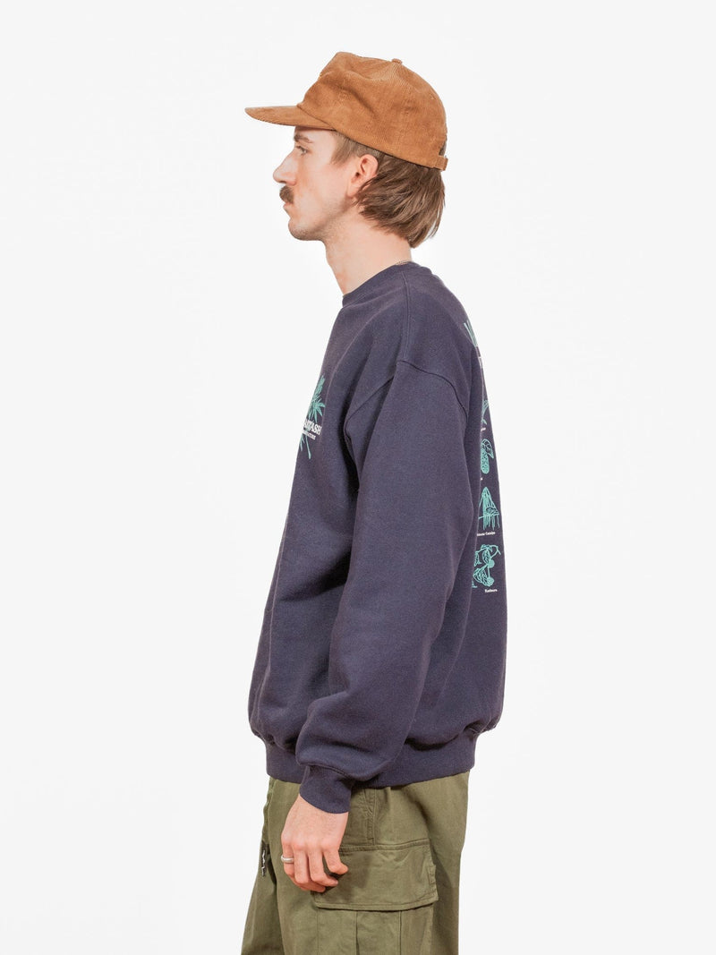 Cascade Sweatshirt - Navy - Lazy Sun