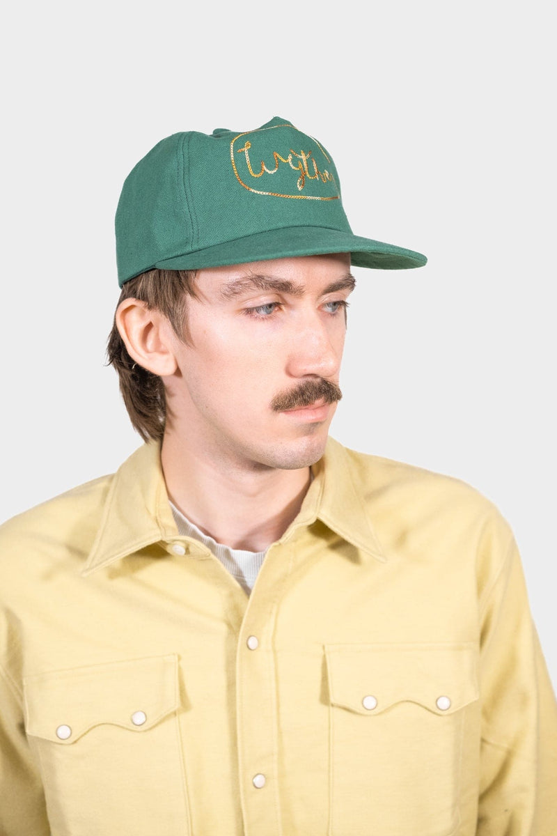 Chainstitched Canvas Ranch Hat - Green - Lazy Sun