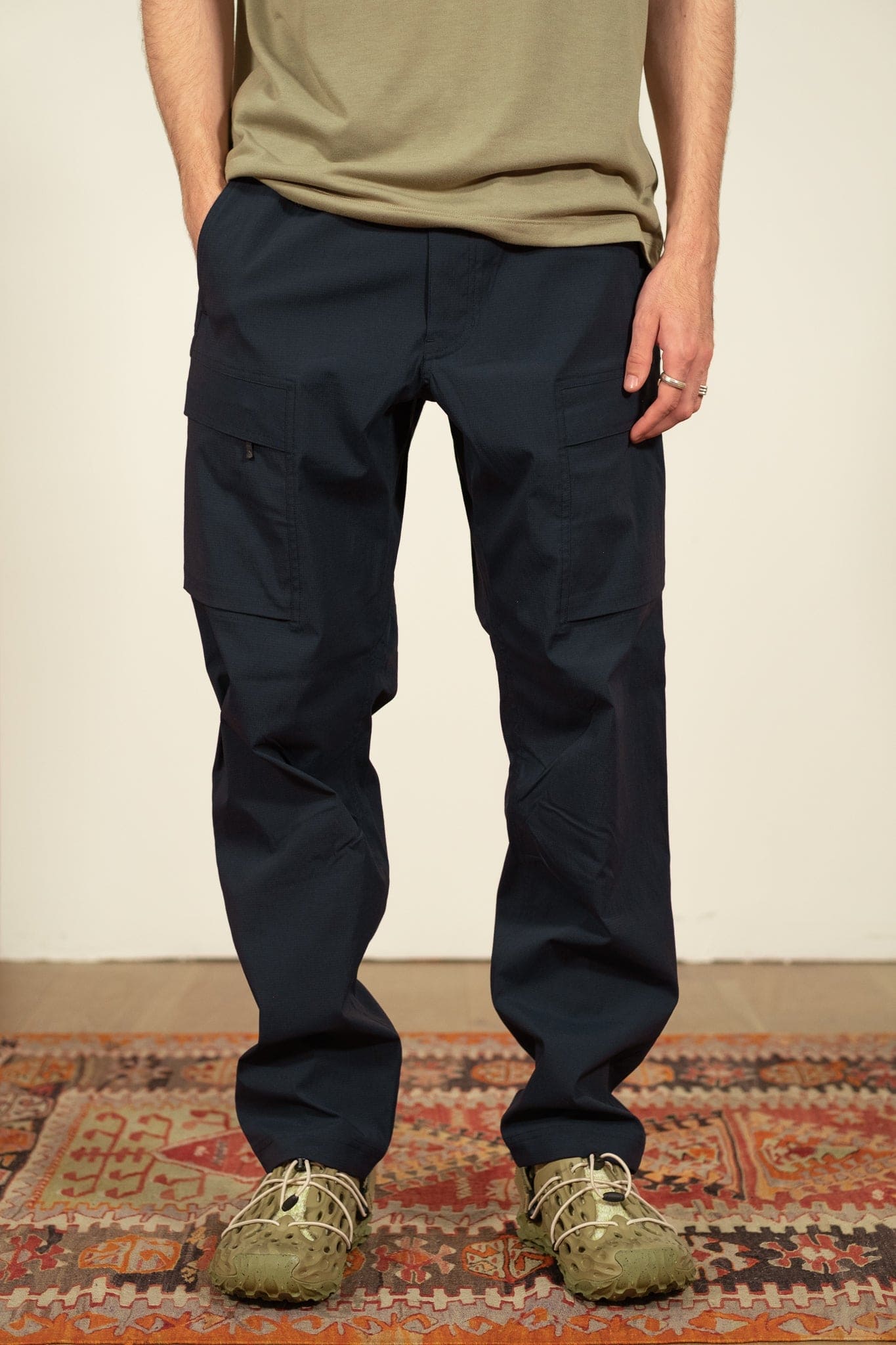 Cordura Stretch Cargo Pants - Ink Navy - Lazy Sun