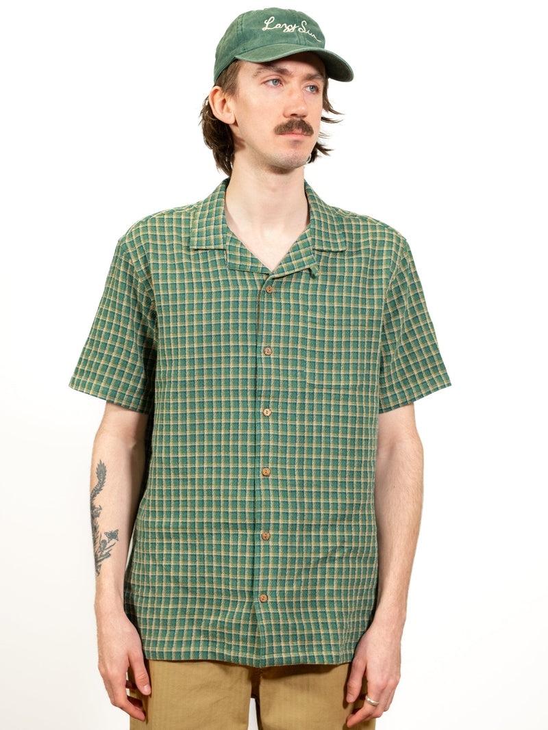 Crammond Shirt - Green Check - Lazy Sun