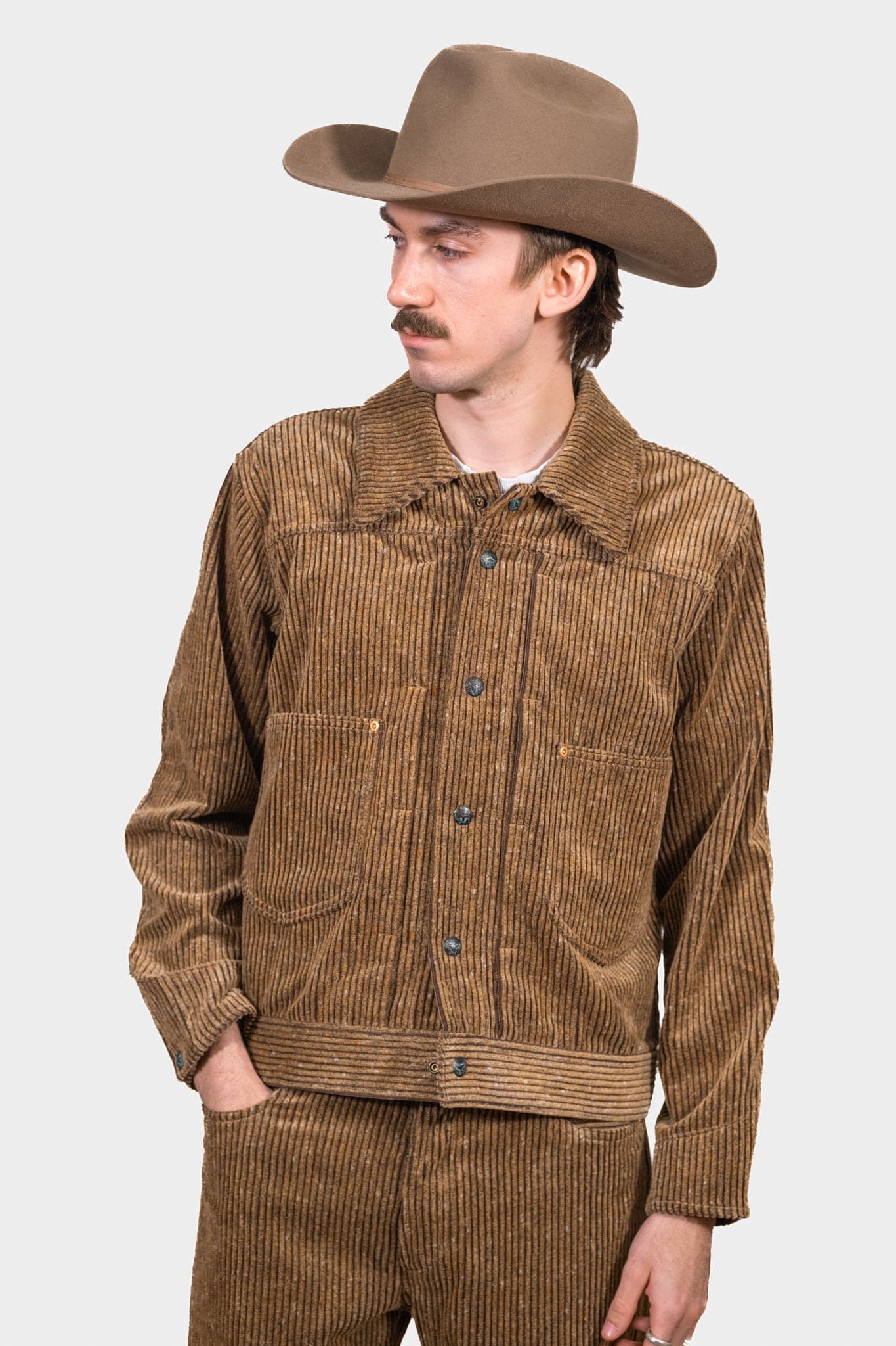 Donegal Corduroy Ranch Jacket - Rolling Sand - Lazy Sun