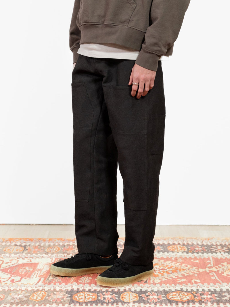 Donovan Double Knee Pant - Black - Lazy Sun