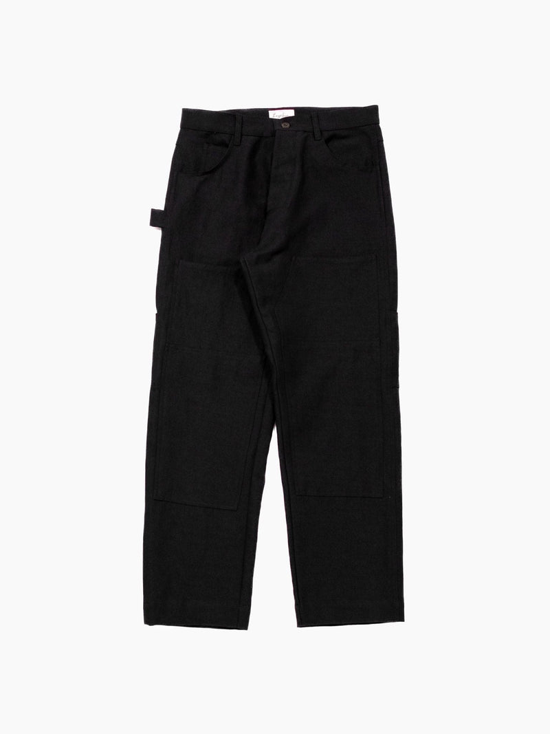 Donovan Double Knee Pant - Black - Lazy Sun