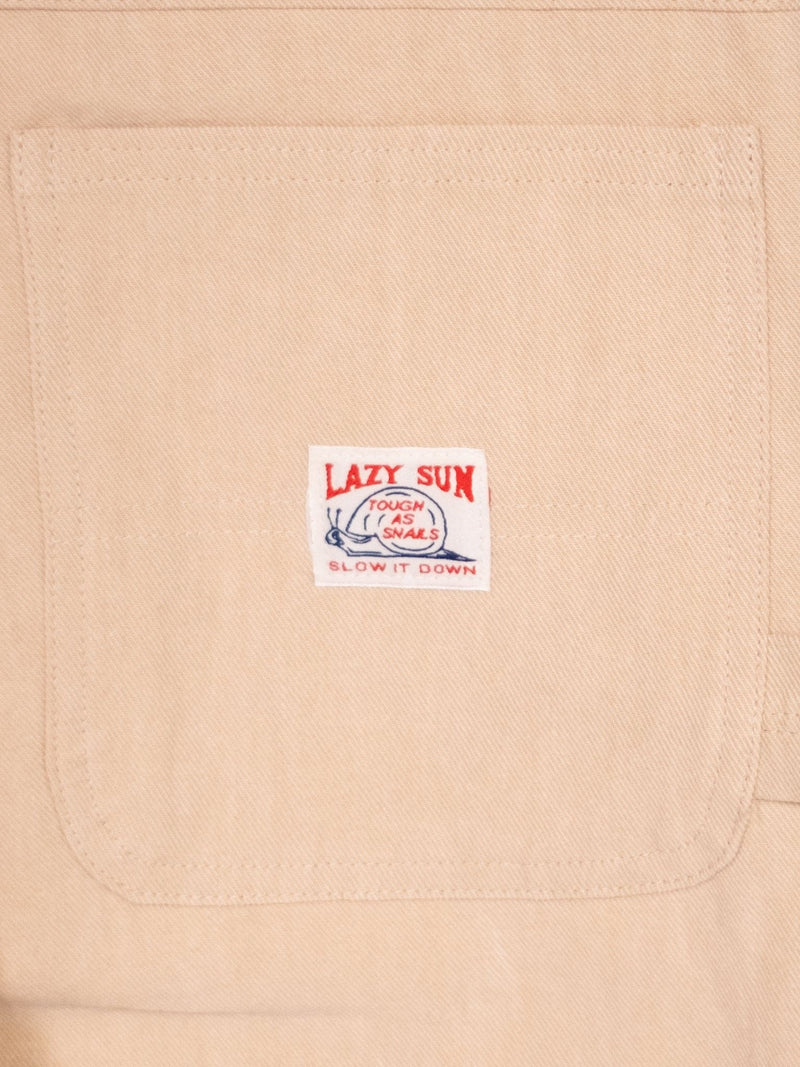 Donovan Double Knee Pant - Ecru - Lazy Sun