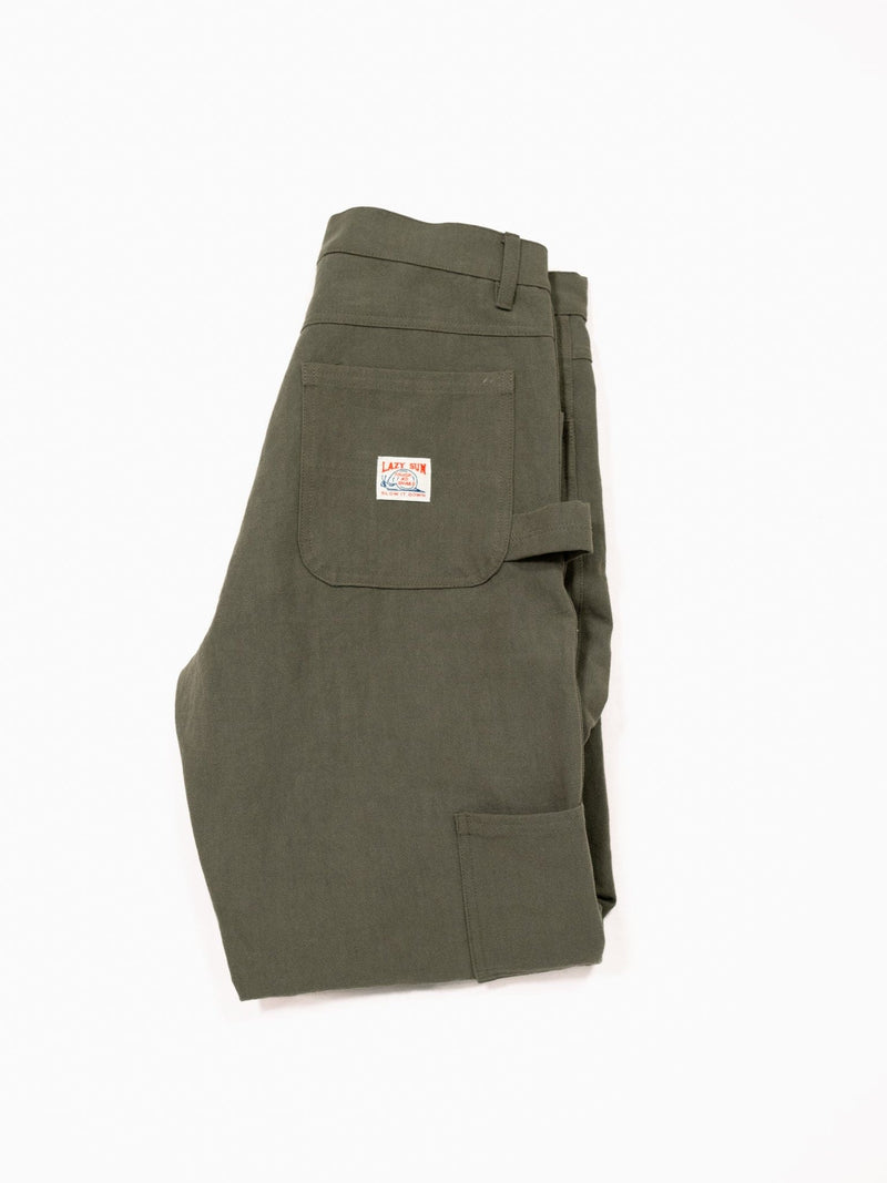 Donovan Double Knee Pant - Olive - Lazy Sun
