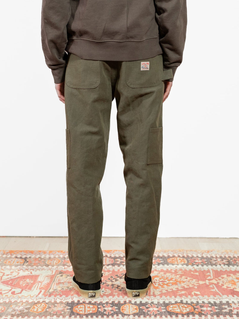 Donovan Double Knee Pant - Olive - Lazy Sun