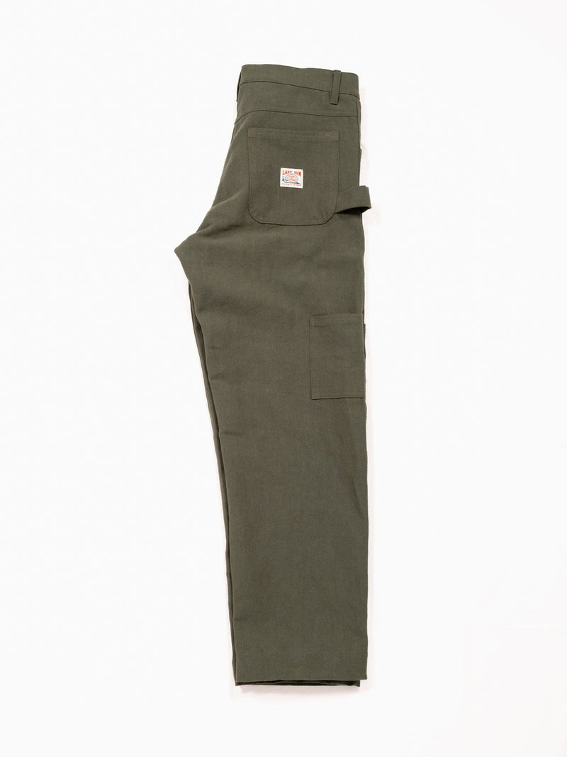Donovan Double Knee Pant - Olive - Lazy Sun