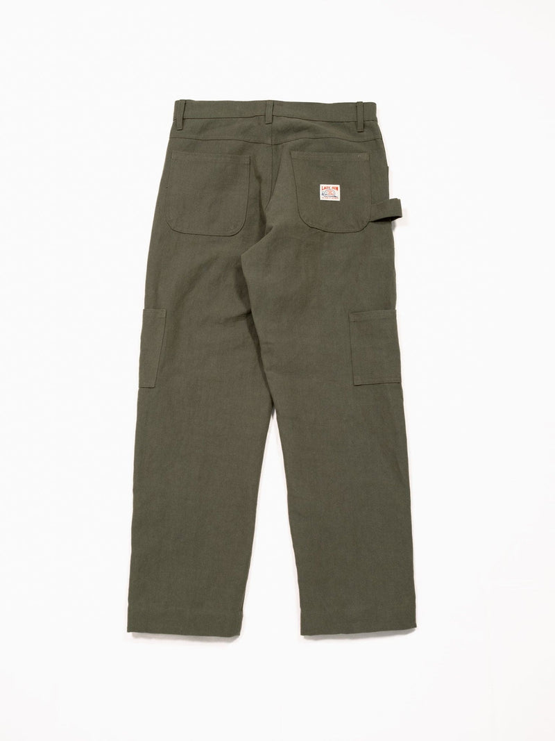 Donovan Double Knee Pant - Olive - Lazy Sun