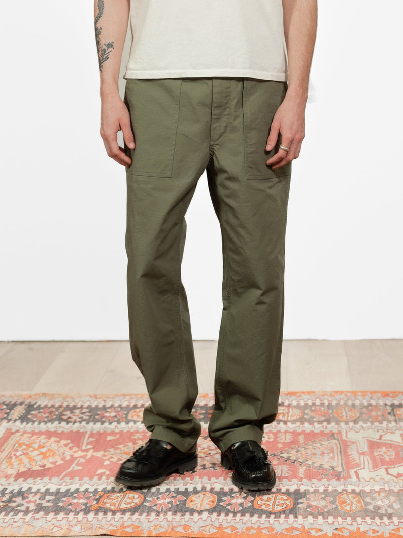 Fatigue Pant - Olive Ripstop - Lazy Sun