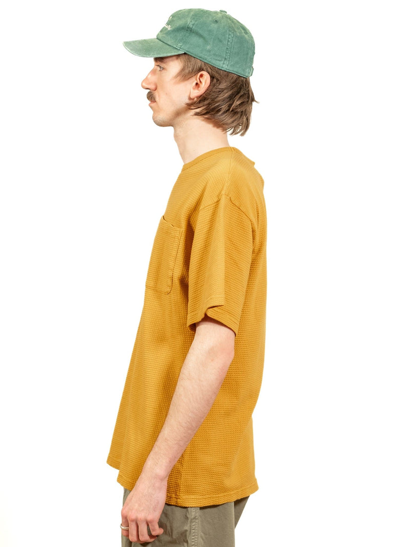 Fly Tee - Ochre Waffle - Lazy Sun