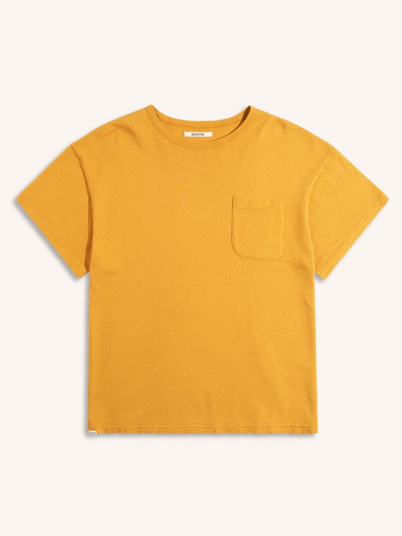 Fly Tee - Ochre Waffle - Lazy Sun