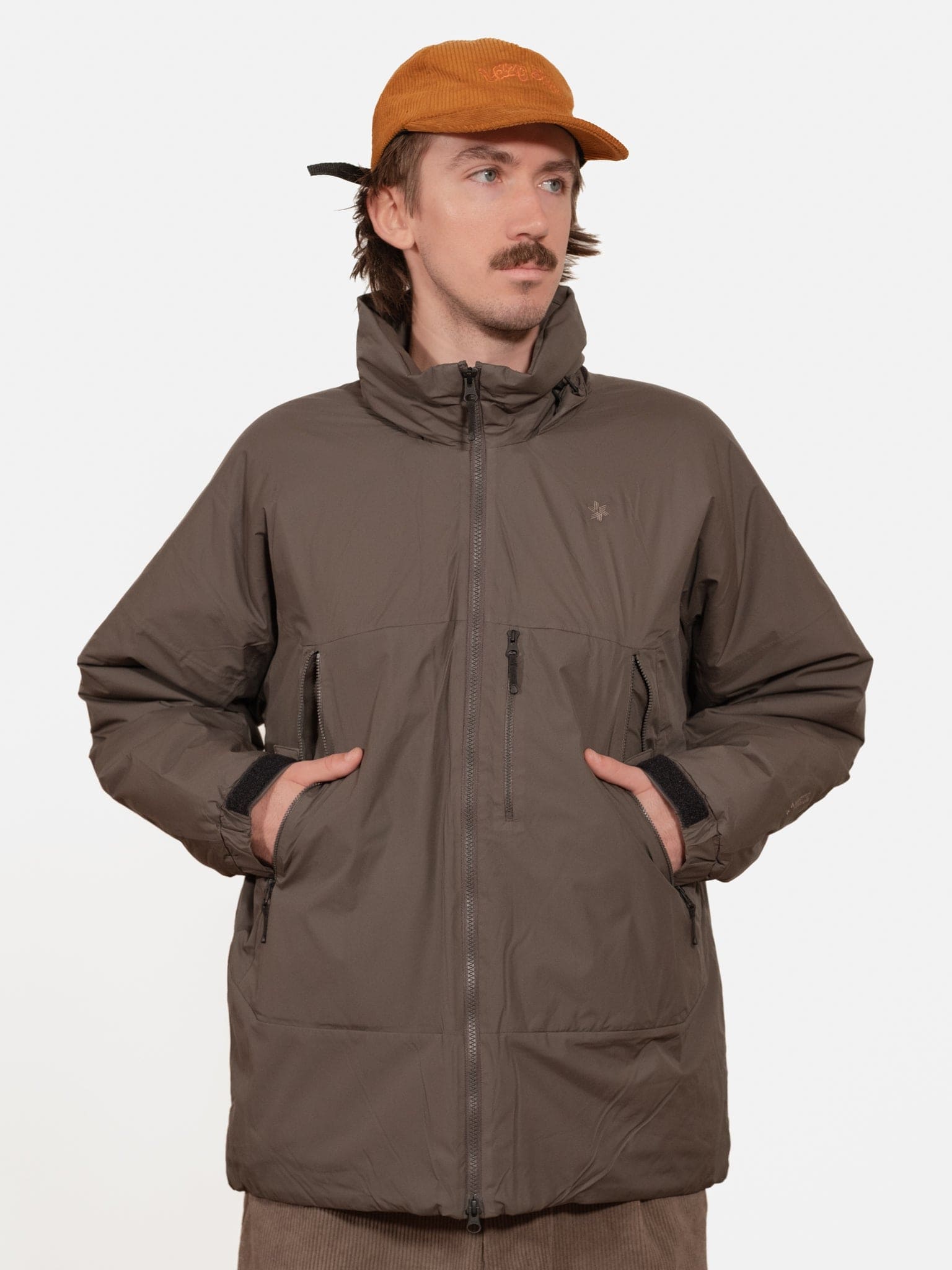 Gore Tex Windstopper Puffy Mil Jacket - Dark Olive - Lazy Sun